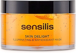 Żelowa maska ​​do twarzy - Sensilis Skin Delight Illuminating & Antioxidant Mask — Zdjęcie N1