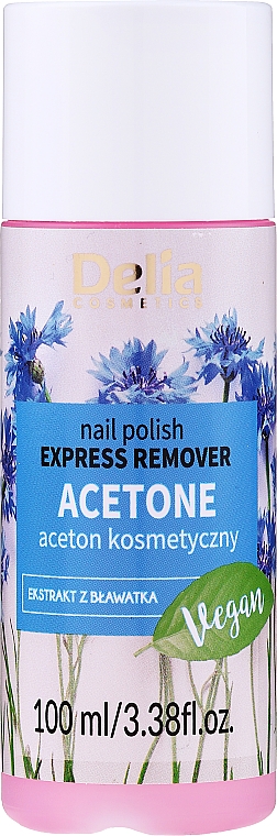 Aceton kosmetyczny - Delia Cosmetics Ultra Strong Nail Express Remover — Zdjęcie N1