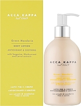 Nawilżający balsam do ciała - Acca Kappa Green Mandarin Body Lotion — Zdjęcie N2