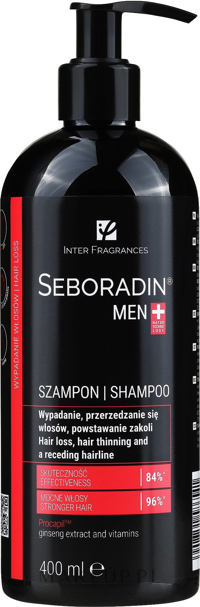 Szampon przeciw wypadaniu włosów dla mężczyzn - Seboradin Men Hair Loss Shampoo — Zdjęcie 400 ml