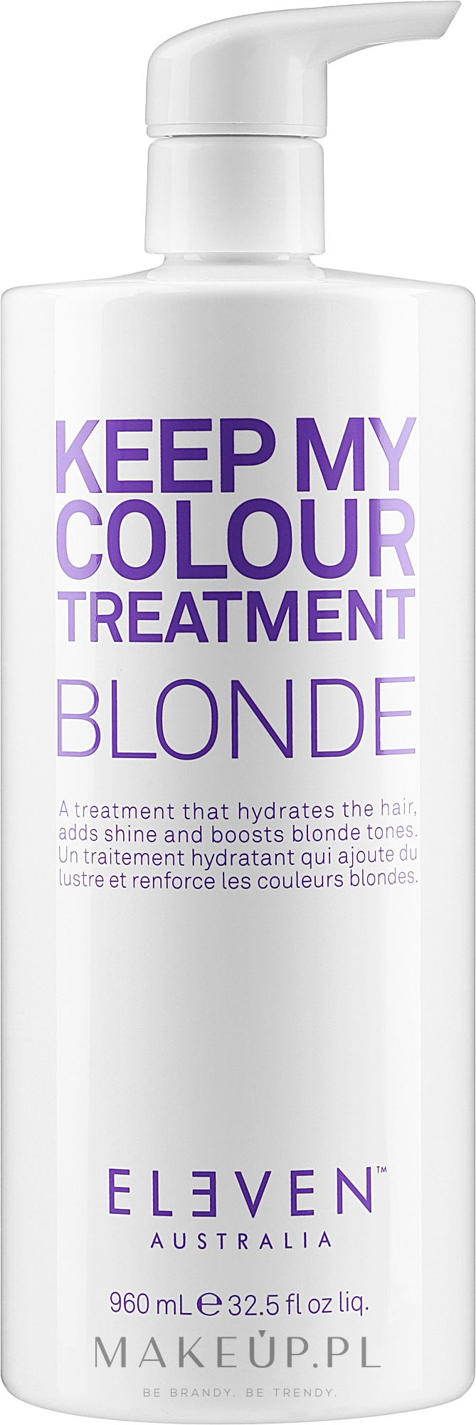 Maska do włosów farbowanych - Eleven Australia Keep My Color Treatment Blonde — Zdjęcie 1000 ml