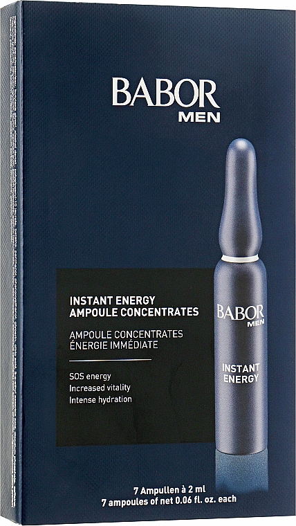 Ampułki Aktywator Energii - Babor Men Instant Energy Ampoule Concentrates — Zdjęcie N1