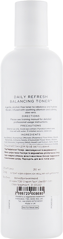 PRZECENA! Oczyszczający tonik do twarzy - Medik8 Daily Refresh Balancing Toner * — Zdjęcie N2