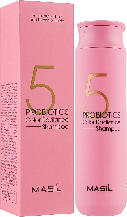 Szampon probiotyczny chroniący kolor - Masil 5 Probiotics Color Radiance Shampoo — Zdjęcie N2