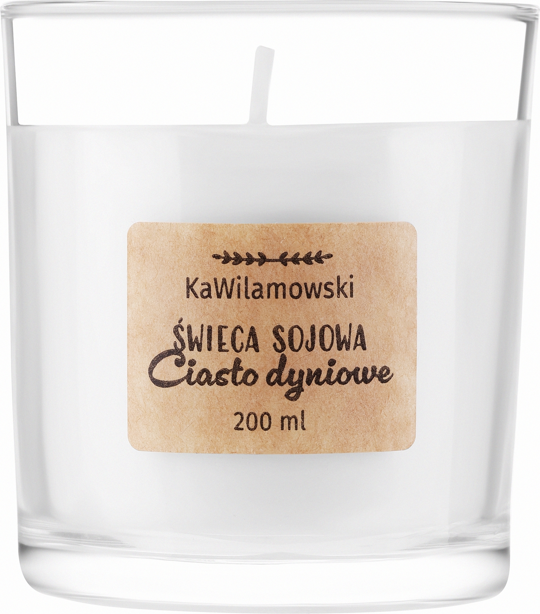 Świeca sojowa Ciasto dyniowe - KaWilamowski — Zdjęcie 200 ml