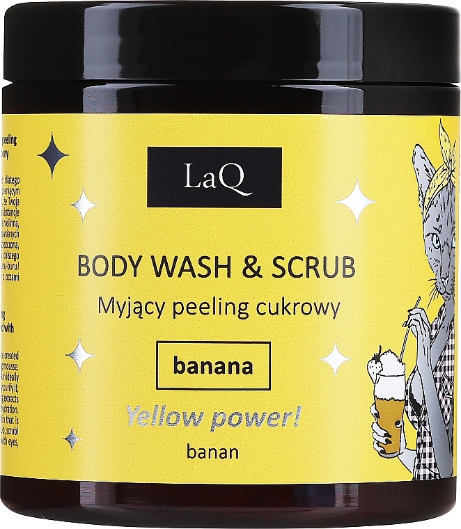 Peeling myjący do ciała Banan - LaQ — Zdjęcie N1