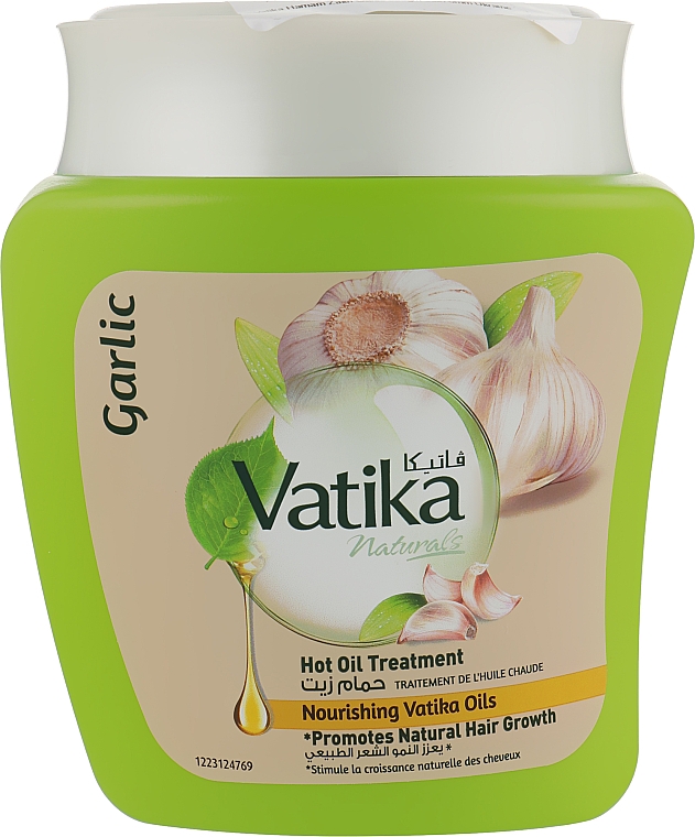 Maska do włosów z ekstraktem z czosnku - Dabur Vatika Garlic Hot Oil Treatment Cream — Zdjęcie N1