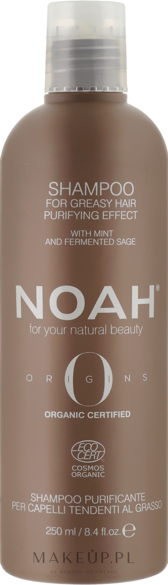 Oczyszczający szampon do włosów - Noah Origins Purifying Shampoo For Greasy Hair — Zdjęcie 250 ml