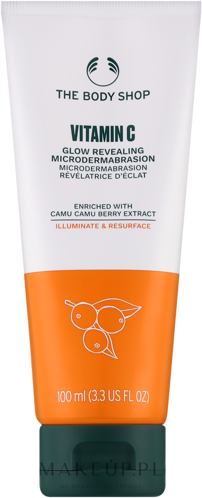 Peeling do twarzy - The Body Shop Vitamin C Glow Revealing Microdermabrasion New Pack — Zdjęcie 100 ml