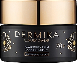 Odbudowujący krem do twarzy na dzień i na noc - Dermika Luxury Caviar 70+ — Zdjęcie N1