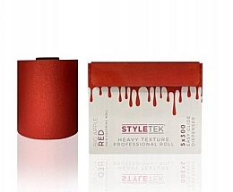 Kup 	Folia do włosów umożliwiająca łatwe dozowanie pojedynczych arkuszy, 5x300, czerwona - StyleTek