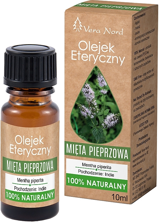 Olejek eteryczny Mięta Pieprzowa - Vera Nord Peppermint Essential Oil — Zdjęcie N1