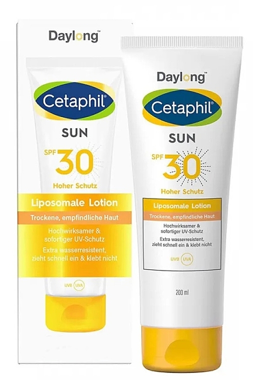 Liposomalny balsam do ciała z filtrem przeciwsłonecznym SPF30 - Daylong Cetaphil Sun SPF30 Liposomal Lotion — Zdjęcie N1