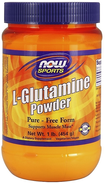 Glutamina w proszku - Now Foods Sports L-Glutamine Powder — Zdjęcie N2