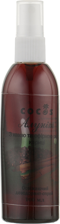 Dezodorant w sprayu z olejkiem eterycznym z kawy i cynamonu - Cocos — Zdjęcie N3