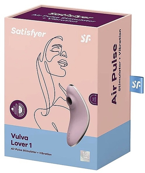 Stymulator łechtaczki - Satisfyer Vulva Lover 1 Air Pulse Stimulator & Vibrator Violet — Zdjęcie N2