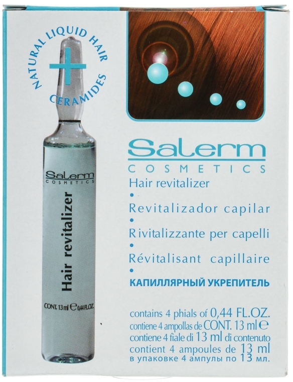 Rewitalizujący lotion w ampułkach do włosów - Salerm Regenerador Capilar Energetico