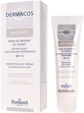 Kup Ochronny krem do twarzy zapobiegający powstawaniu przebarwień - Farmona Professional Dermacos Anti-Spot SPF 15 Protecting Day Cream