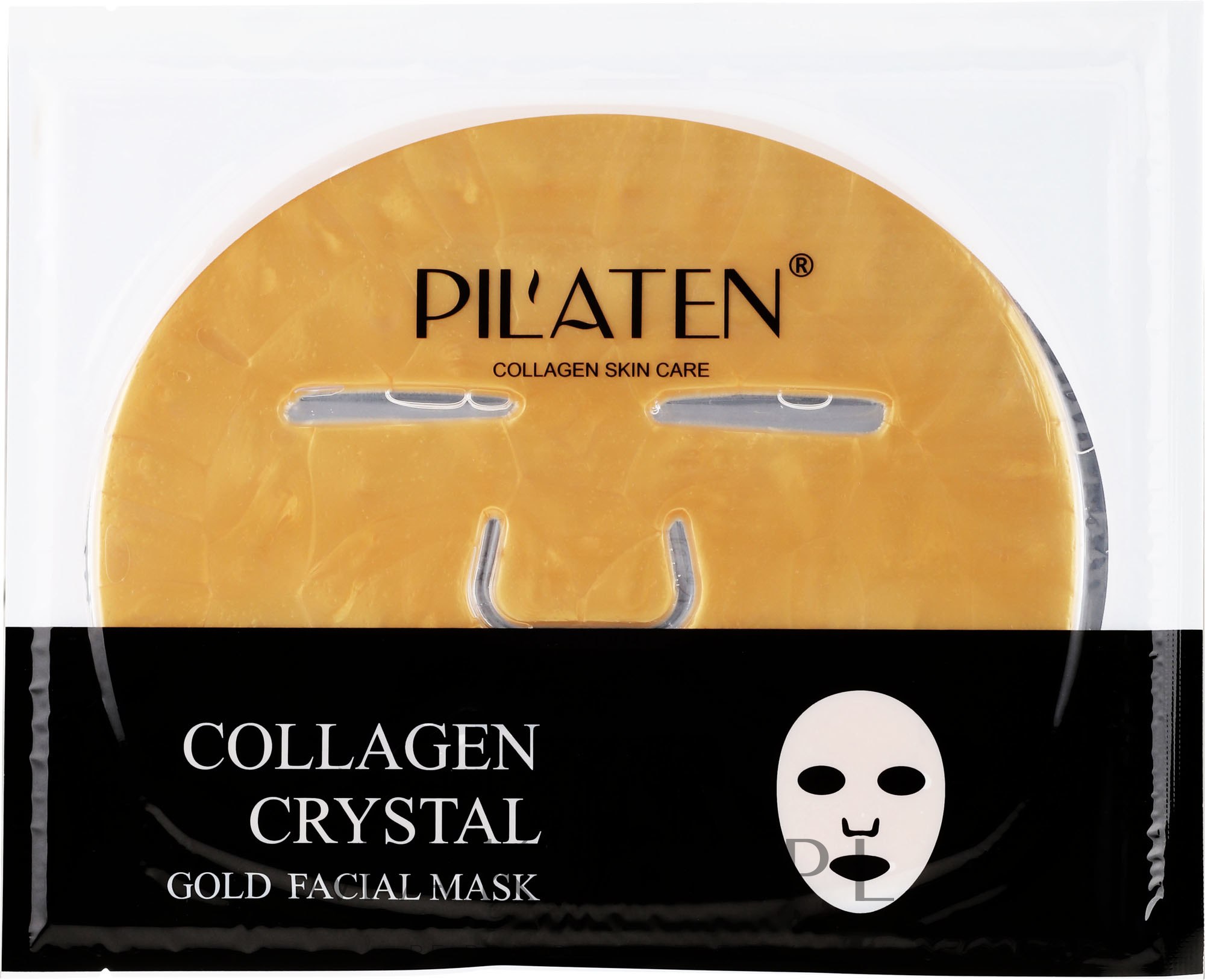 Maska do twarzy z kolagenem - Pil'aten Collagen Crystal Gold Facial Mask — Zdjęcie 60 g