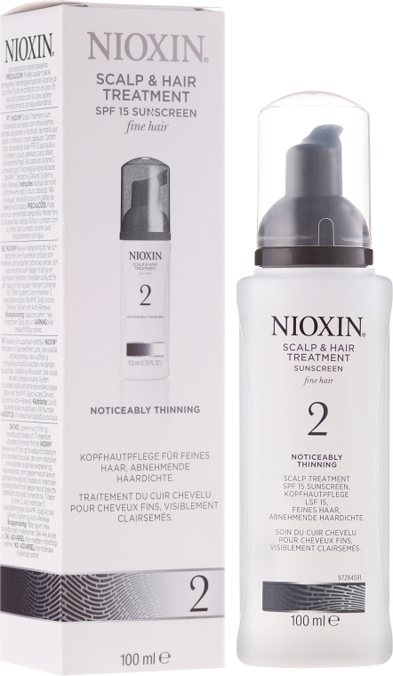 Regenerująca kuracja zwiększająca gęstość włosów - Nioxin System 2 Scalp Treatment — Zdjęcie N1