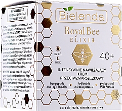 Intensywnie nawilżający krem przeciwzmarszczkowy - Bielenda Royal Bee Elixir 40+ Anti-Wrinkle Moisturizing Cream — Zdjęcie N2