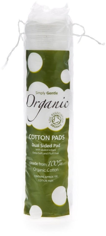 Oraganiczne waciki w płatkach 100 szt. - Simply Gentle Organic Cotton Pads — Zdjęcie N1
