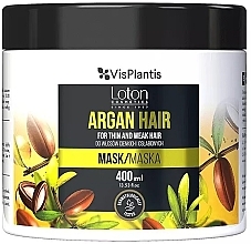 Maska do włosów cienkich i osłabionych z olejkiem arganowym - Vis Plantis Loton Argan Hair Mask — Zdjęcie N1