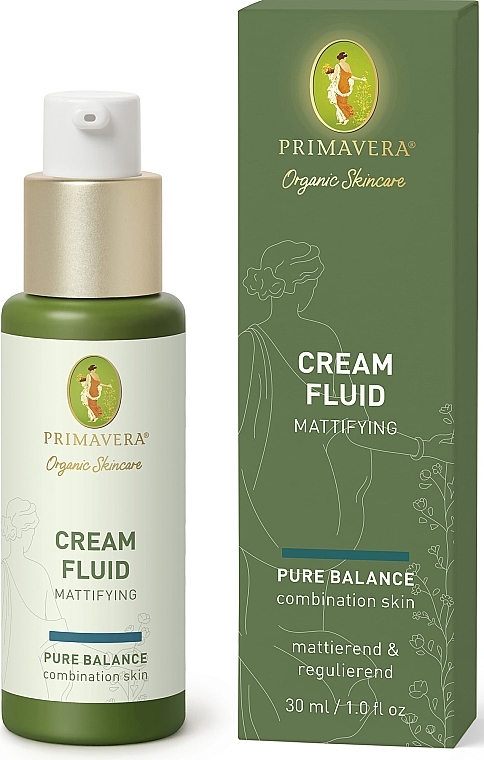 PRZECENA! Fluid do twarzy - Primavera Mattifying Cream Fluid * — Zdjęcie N1