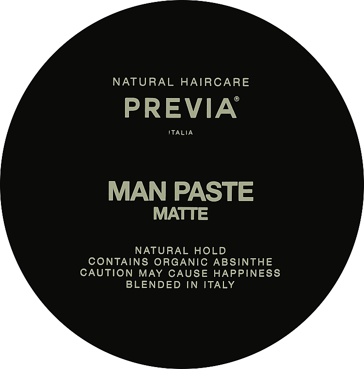 Pasta do stylizacji włosów - Previa Man Paste Matte — Zdjęcie N1