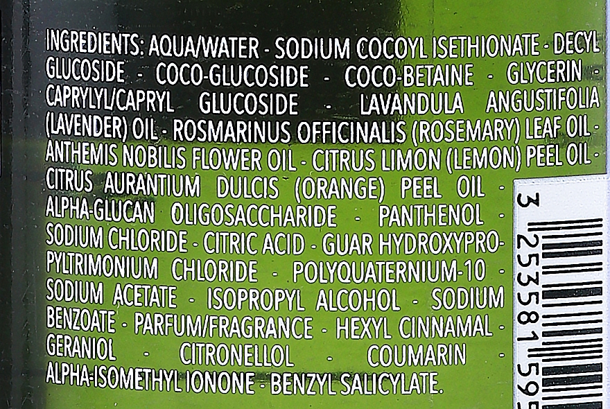 Micelarny szampon do włosów z ekstraktem z lawendy - L'Occitane Aromachologie Gentle & Balance Shampoo — Zdjęcie N4