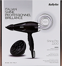 PRZECENA! Suszarka do włosów 6713DE - BaByliss Shine Pro 2100 2200 W Black * — Zdjęcie N2