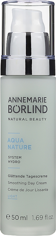 Wygładzający krem do twarzy na dzień - Annemarie Borlind Aquanature Smooting Day Cream Light