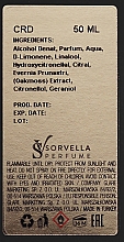 Sorvella Perfume CRD Limited Edition - Woda perfumowana — Zdjęcie N5