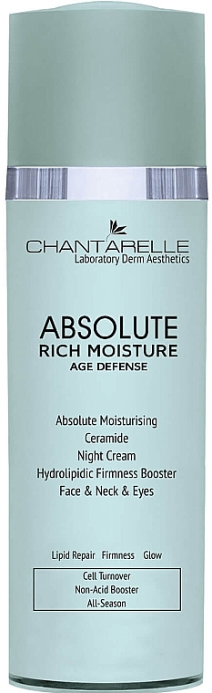 Krem na noc do twarzy - Chantarelle Absolute Rich Moisture Age Deffense  — Zdjęcie N1