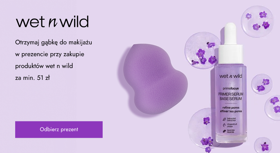 Otrzymaj gąbkę do makijażu w prezencie przy zakupie produktów wet n wild za min. 51 zł.