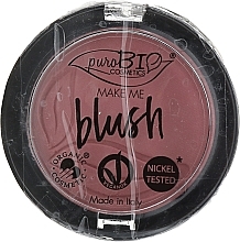 PRZECENA! Kompaktowy róż do policzków - PuroBio Cosmetics Compact Blush * — Zdjęcie N3