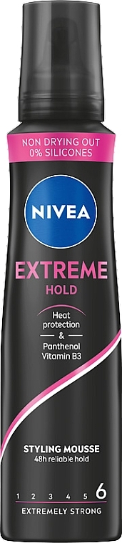 Pianka do włosów Extreme Hold - NIVEA Extreme Hold Styling Mousse — Zdjęcie N1