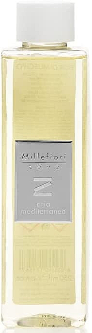 Wkład do dyfuzora zapachowego - Millefiori Milano Zona Aria Mediterranea Diffuser Refill (uzupełniacz do pałeczek ) — Zdjęcie N1