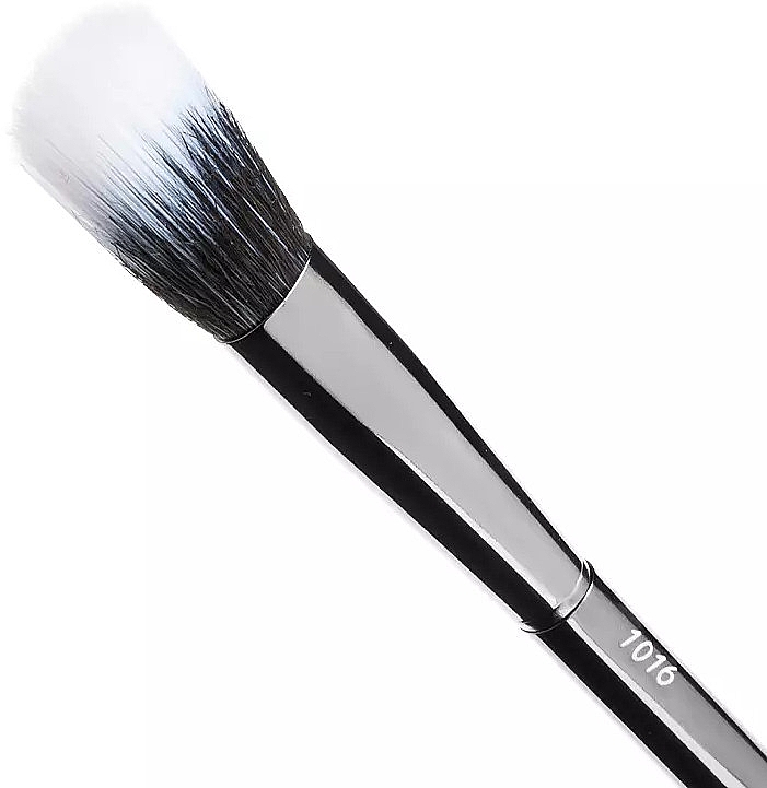 Pędzel do makijażu 1016 - Maiko Luxury Grey Duo Fibere Multifunction Brush — Zdjęcie N2