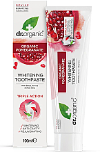 Kup Pasta do zębów Granat - Dr Organic Pomegranate Whitening Toothpaste
