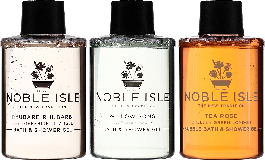 Noble Isle Fresh & Clean Bath & Shower Trio - Zestaw (sh/gel/3x75ml) — Zdjęcie N2