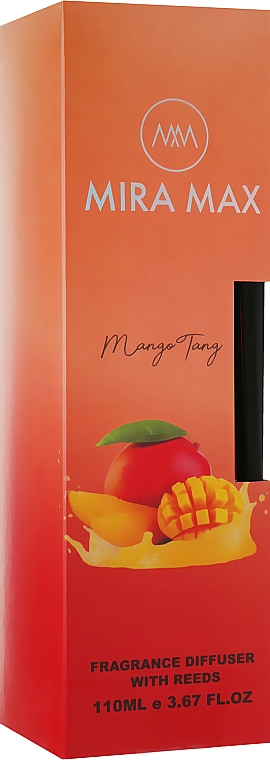 Dyfuzor zapachowy - Mira Max Mango Tango Fragrance Diffuser With Reeds — Zdjęcie N3