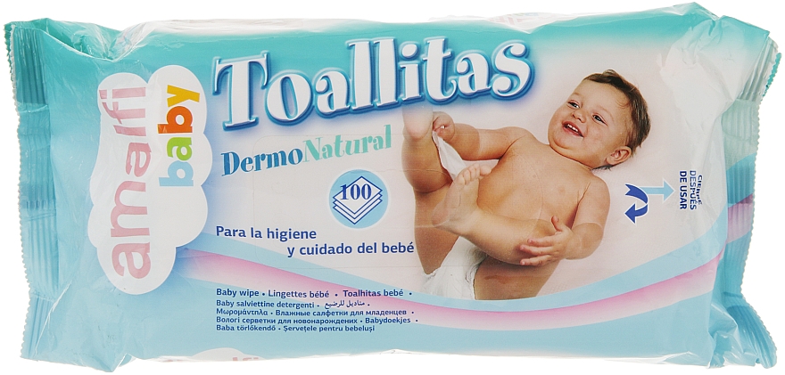 Antybakteryjne chusteczki nawilżane dla dzieci - Amalfi Baby Toallitas — Zdjęcie N1