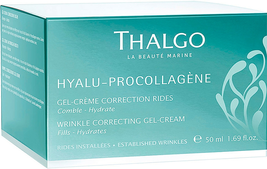 Rozjaśniający krem nawilżający do twarzy Mandarynka - Thalgo Hyalu-Procollagene Wrinkle Correcting Gel-Cream — Zdjęcie N3
