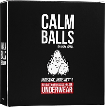 Zestaw dla mężczyzn - Angry Beards Calm Balls (b/cr 150 ml + deo 150 ml + boxers L 1 pc) — Zdjęcie N1