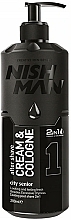 Kup Krem po goleniu do twarzy dla mężczyzn - Nishman After Shave Cream Cologne 2in1 City Senior №01