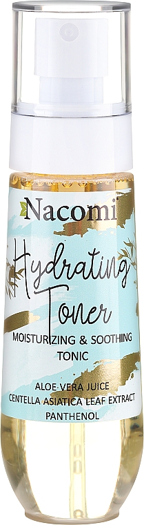 Nawilżająco-kojący tonik do twarzy - Nacomi Hydrating Moisturizing & Soothing Tonic — Zdjęcie N1