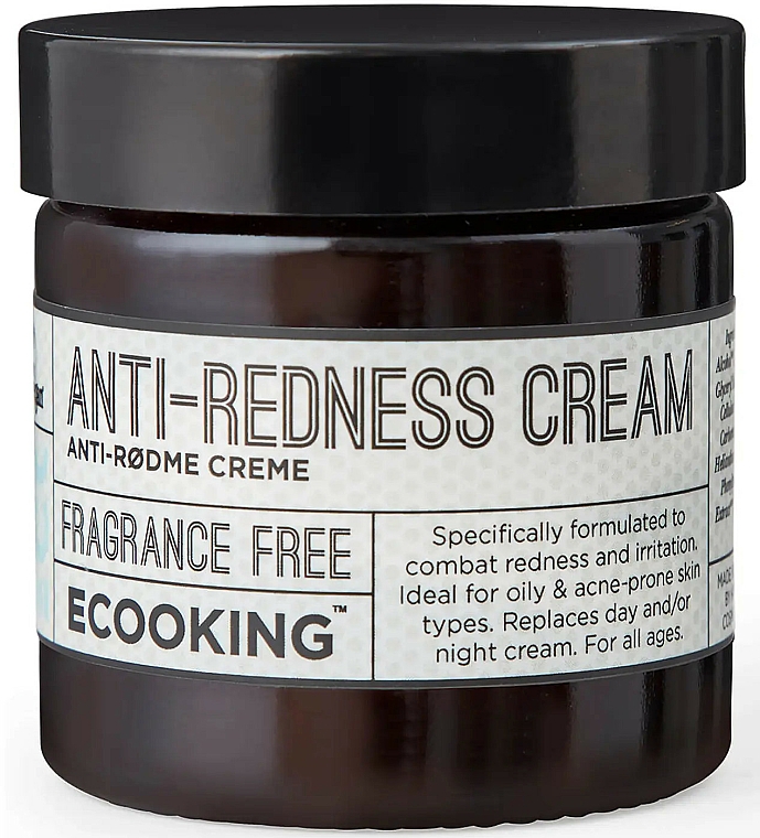 Kojący krem przeciw zaczerwienieniom do twarzy - Ecooking Anti Redness Cream — Zdjęcie N1