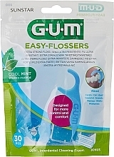 Nić dentystyczna - G.U.M Easy Flossers Cool Mint — Zdjęcie N1