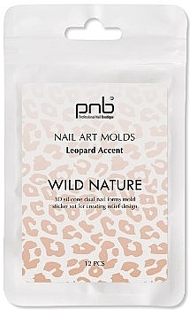 Formy do paznokci - PNB Wild Nature Nail Art Molds Leopard Accent — Zdjęcie N1